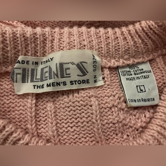 VINTAGE Filene’s Women’s Large Pink Long Sleeve Sweater - Picture 4 of 5
